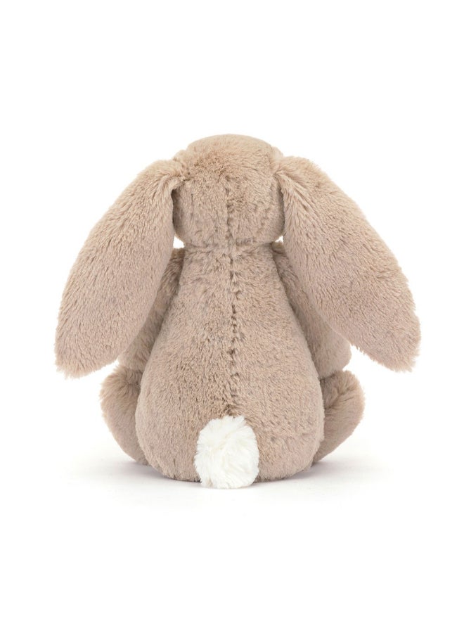 Jellycat بunny 'Petal' بلون البيج - لعبة محشوة ناعمة بأرجل Cordy، هدية عيد الحب لطيفة للأطفال والبالغين، مجموعة Jellycat، 23 سم - Image 3